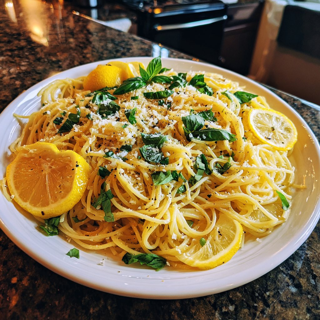 Angel Hair with Lemon and Basil