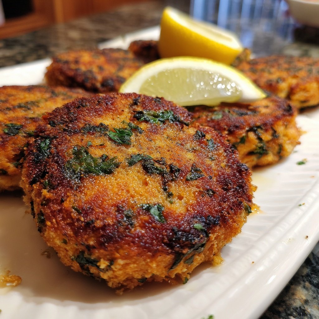 Herbed Sweet Potato Salmon Patties