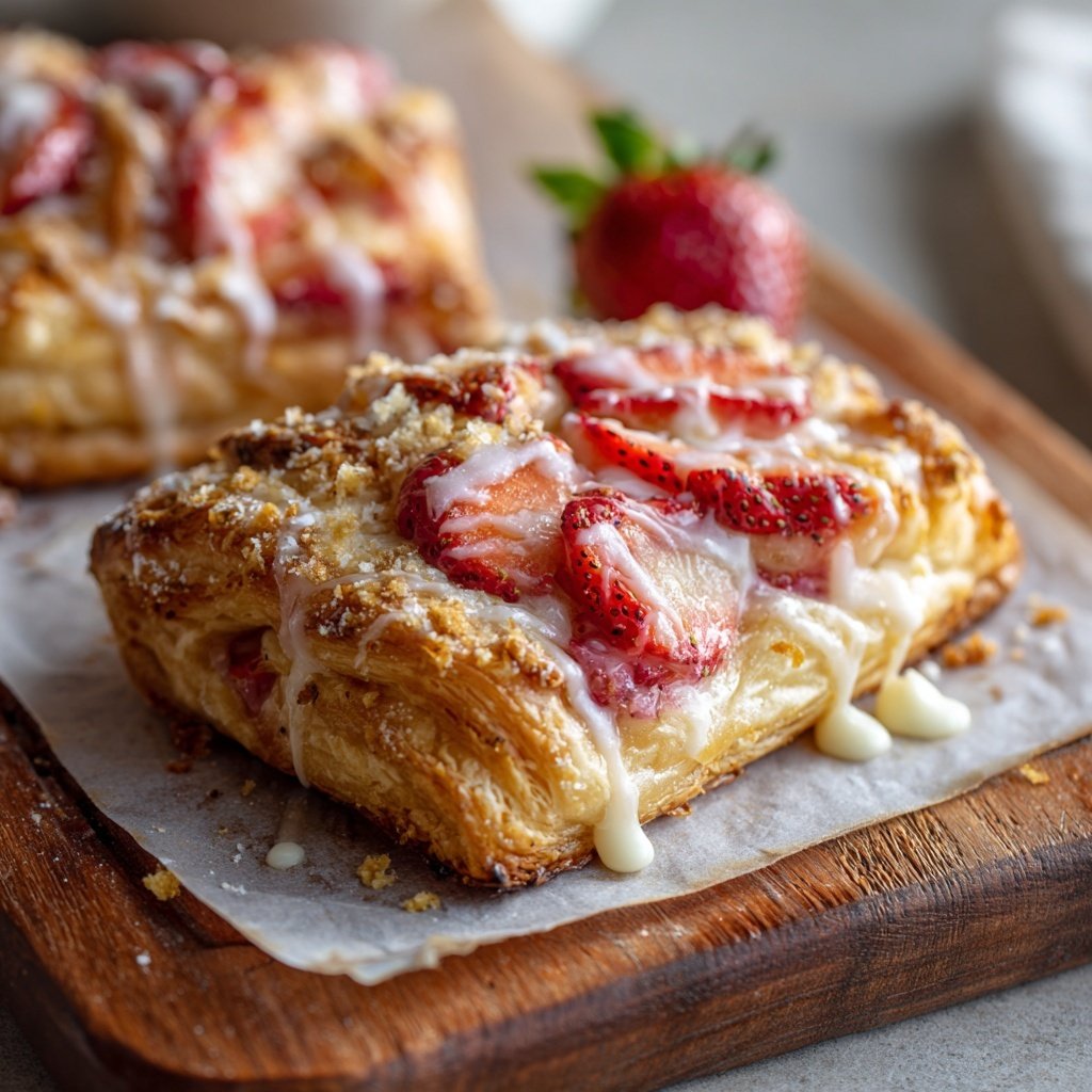 Strawberry Cream Cheese Danish