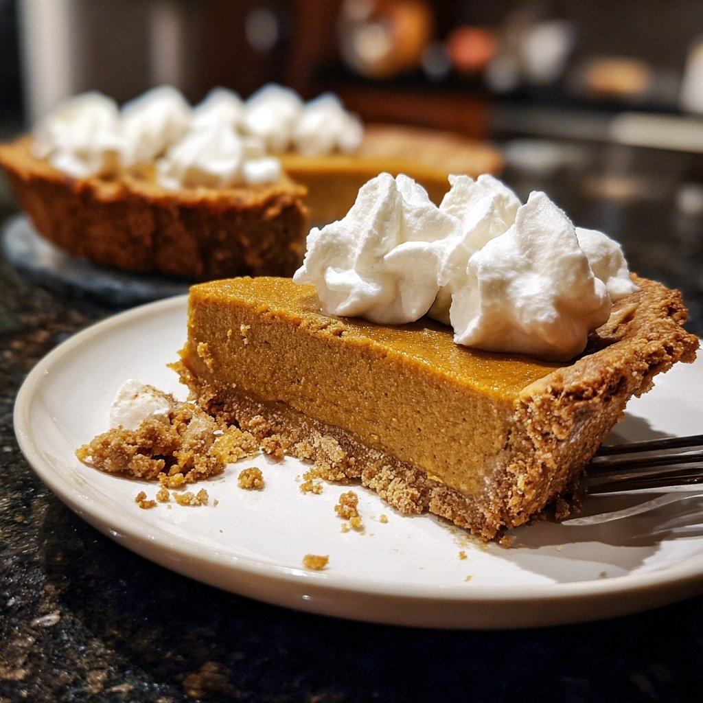 Festive Spiced Pumpkin Pie