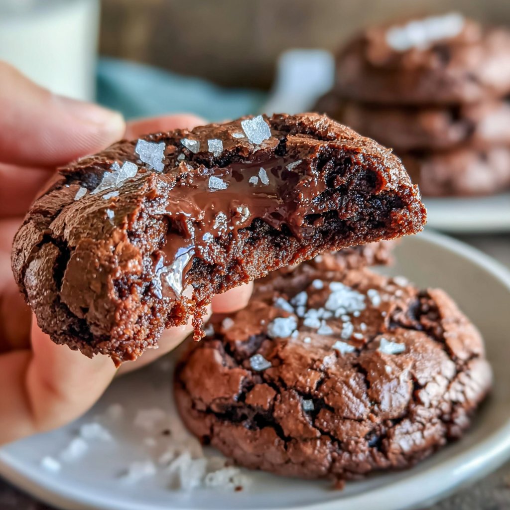 Eggless Chocolate Brownie Cookies