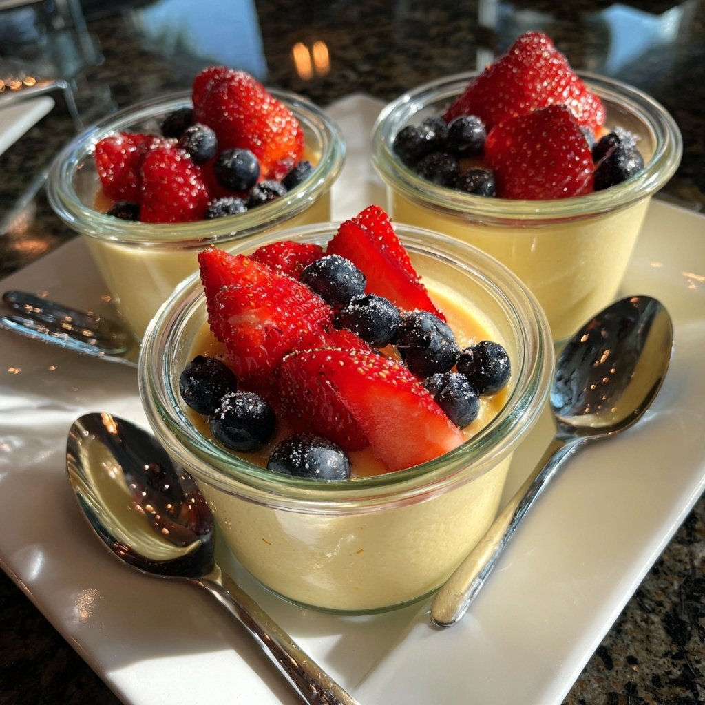 Vanilla Pudding Fruit Cups