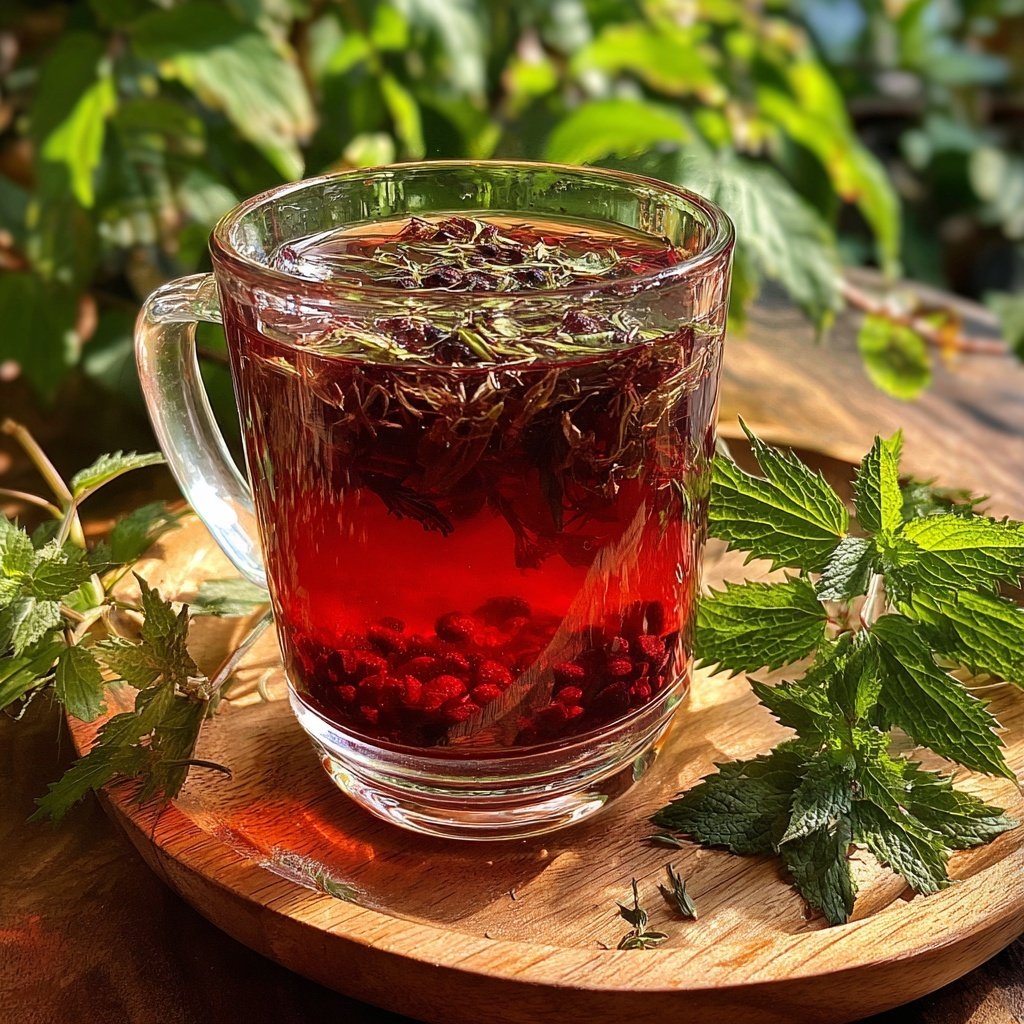 Dandelion and Berry Tea