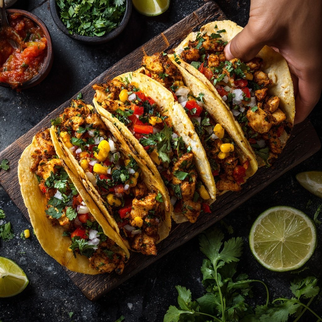 Global Mexican Chicken Tacos