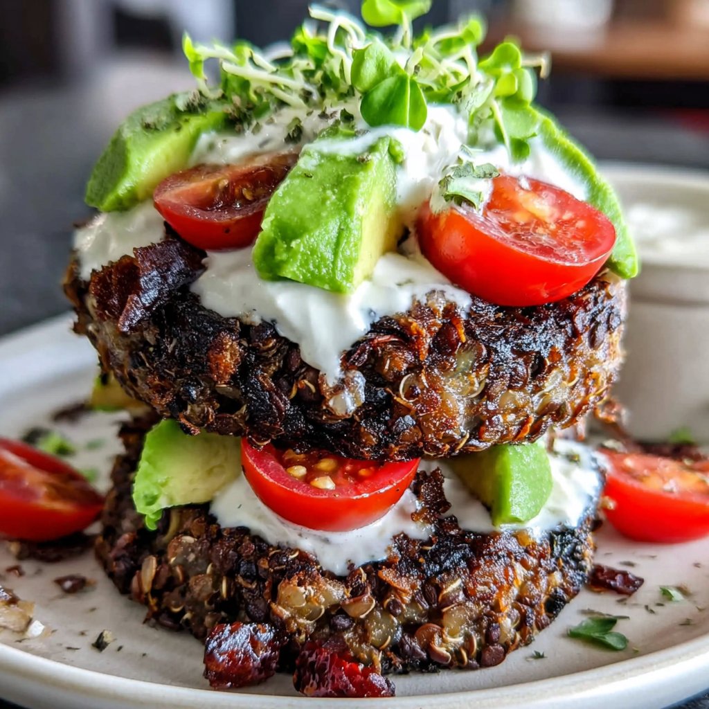 Black Bean Quinoa Burgers