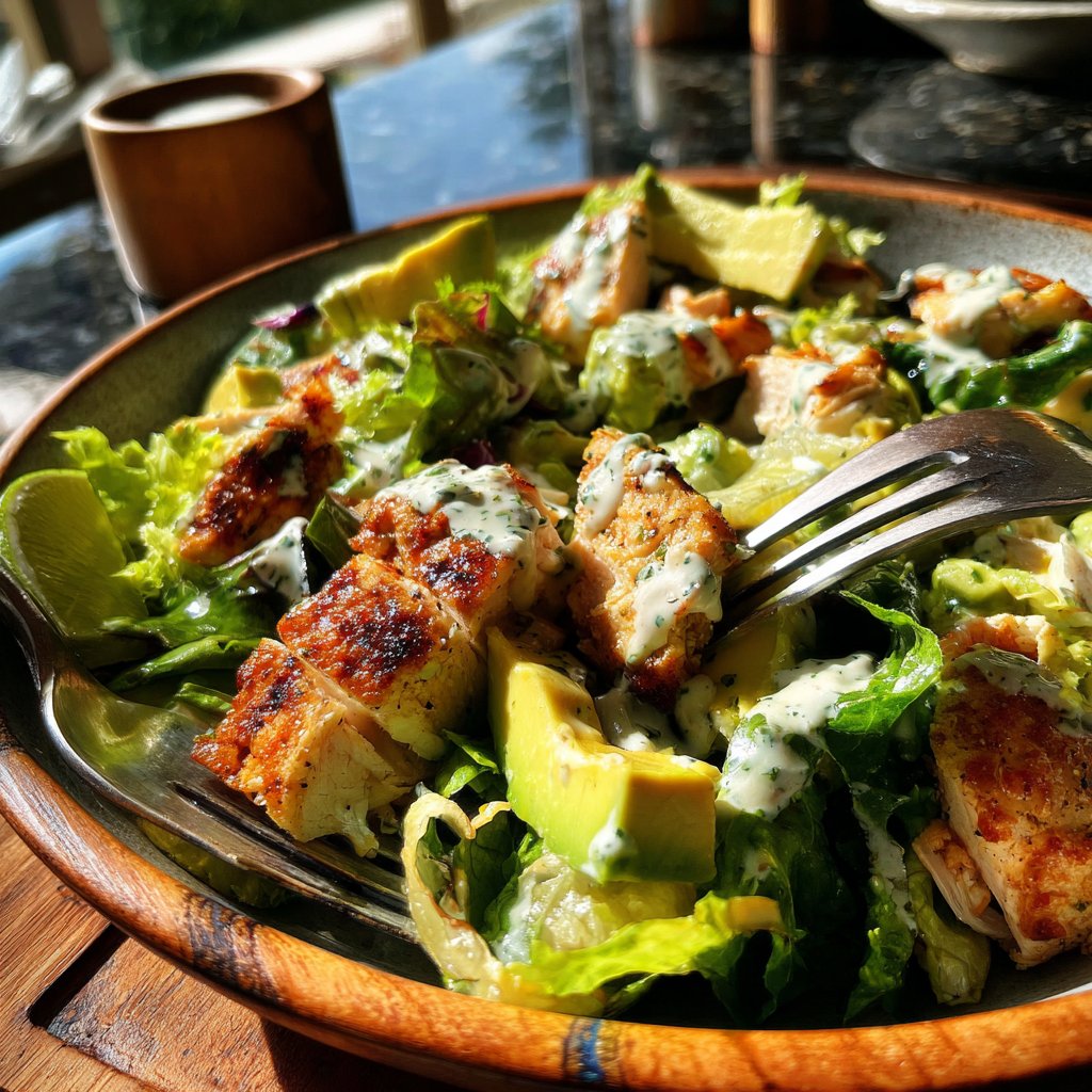Grilled Chicken Avocado Salad