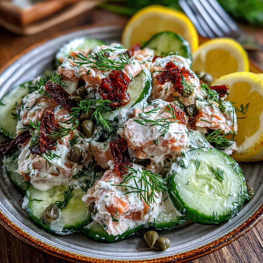 Yogurt Dill Salmon Salad